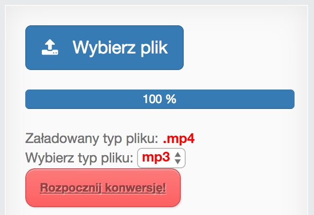 Konwertuj MP4 na MP3 online